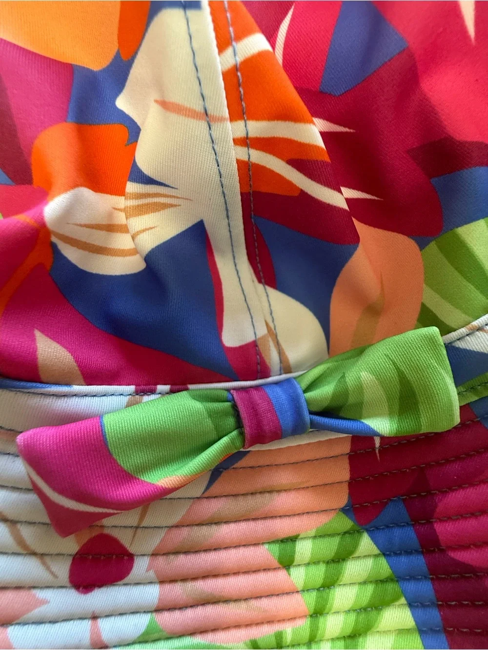 Janie and Jack brand Colorful Tropical Print Bucket Hat